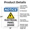 Signmission Electrical Panels Inside, 18 in W x Rectangle, Aluminum OS-2PACK-NS-A-1824-V-11674 - alternate 5